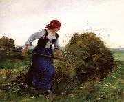 Julien  Dupre The Tedder oil painting